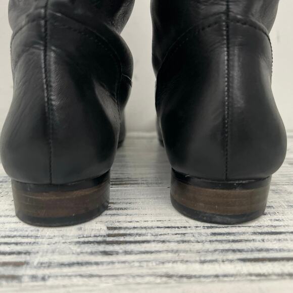 COACH BENITA BLACK SOFT LEATHER FLAT SOLE WOMEN'S TALL RIDING BOOTS SIZE 5 1/2 B - Picture 7 of 16